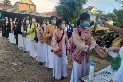 Trường THPT Phạm Kiệt đón các em học sinh trở lại trường