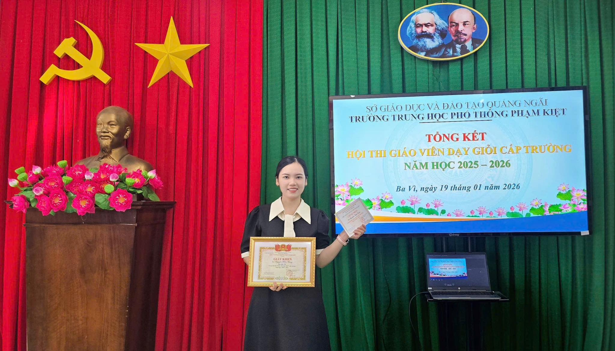 TỔNG KẾT HỘI THI GIÁO VIÊN DẠY GIỎI CẤP TRƯỜNG NĂM HỌC 2025 – 2026 TỔNG KẾT HỘI THI GIÁO VIÊN DẠY GIỎI CẤP TRƯỜNG NĂM HỌC 2025 – 2026